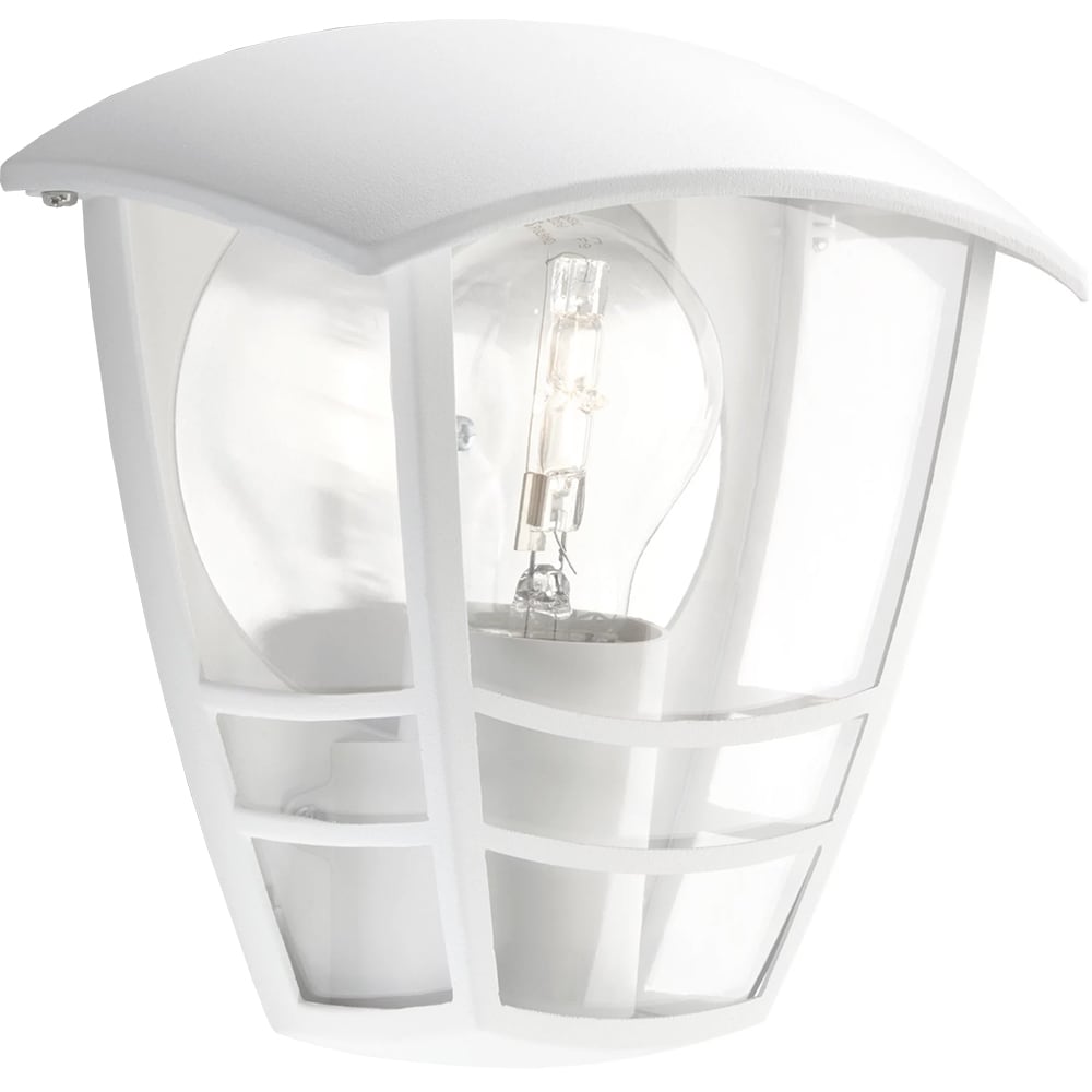 Aplica exterior PHILIPS Creek 8718291443537, 60W, E27, IP44, alb