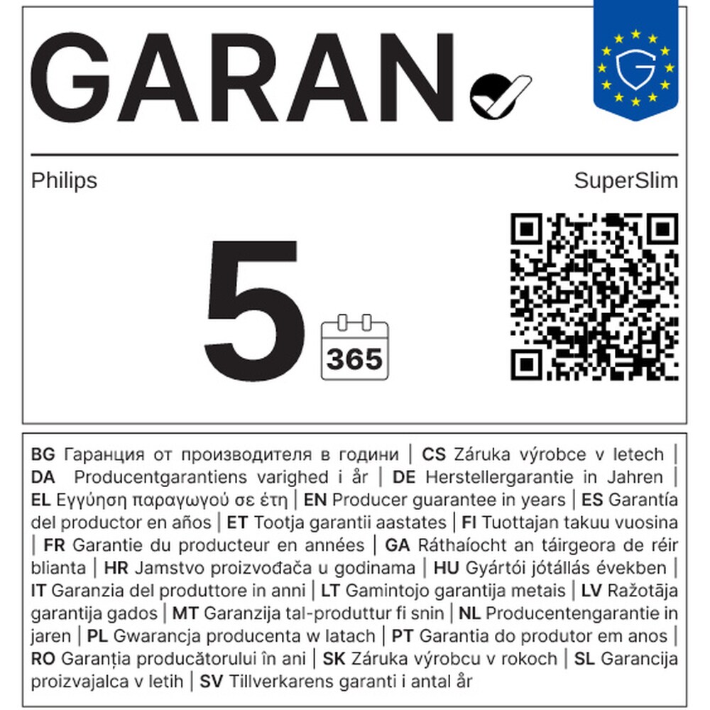Plafoniera LED PHILIPS Super Slim 8719514327207, 15W, 1300lm, lumina calda, negru