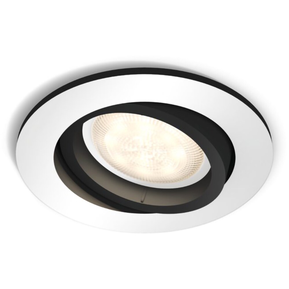 Spot LED smart PHILIPS HUE Milliskin, 5W, 350lm, IP20, aluminiu