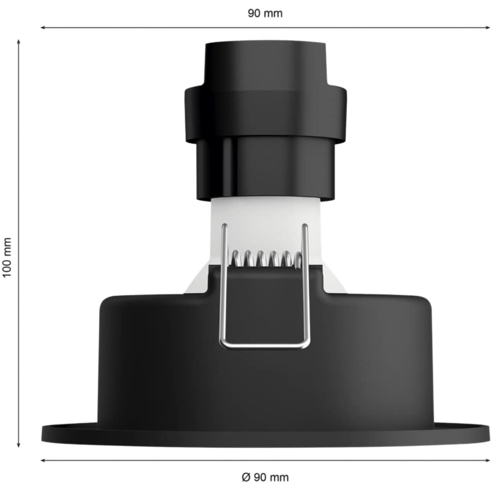 Set 3 spoturi LED smart PHILIPS HUE Centura, 3 x 5.7W, 350lm, IP20, negru