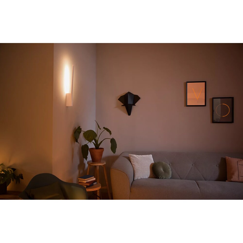 Aplica LED smart PHILIPS HUE 8719514343443, 12.2W, 850lm, IP20, alb
