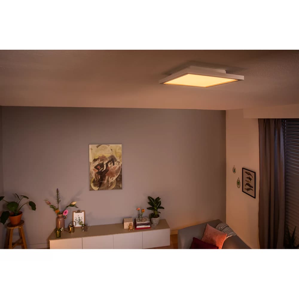 Panou LED smart PHILIPS HUE Aurelle, 19W, 1940lm, IP20, alb
