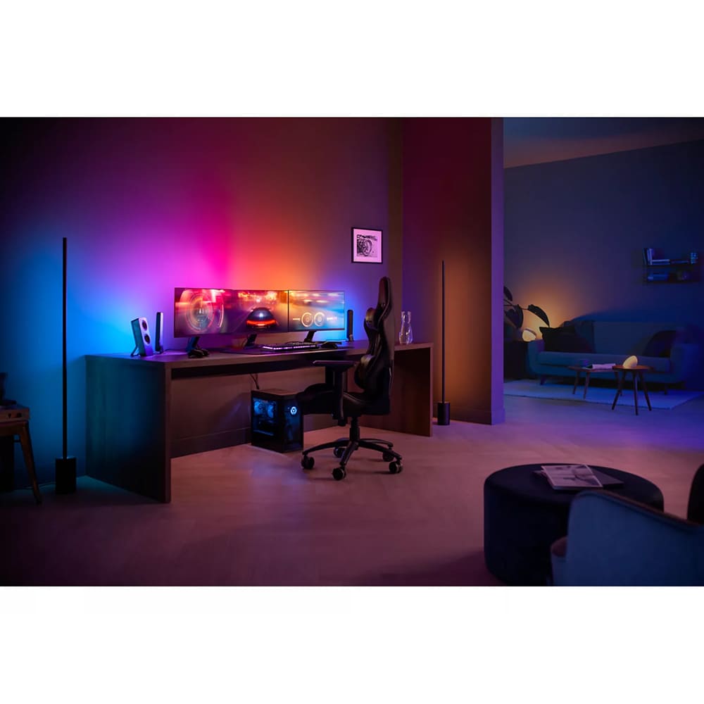 Banda LED Smart PHILIPS Hue Gradient, 3 monitoare, RGB, 60W, 1200lm, IP20