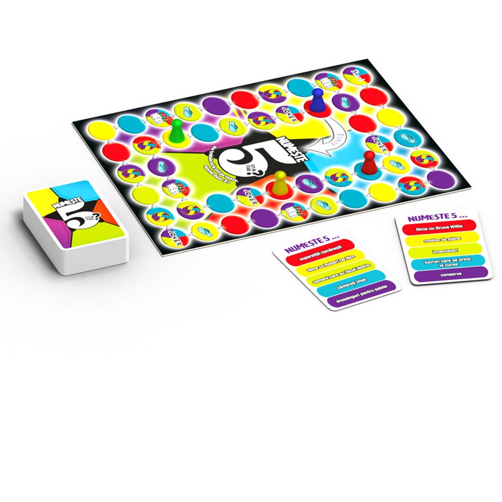 Joc de societate GOLIATH Numeste 5 GLT9433, 14 ani+, 2-12 jucatori