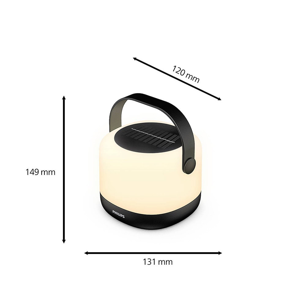 Lampa solara PHILIPS ALULA, 1.2W, 3000K, RGB