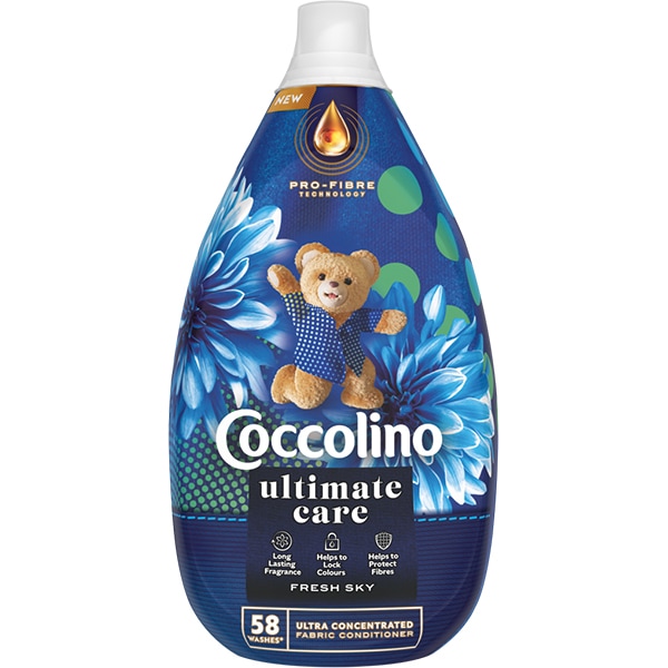 Balsam de rufe COCCOLINO Ultimate Care Fresh Sky, 870 ml, 58 spalari