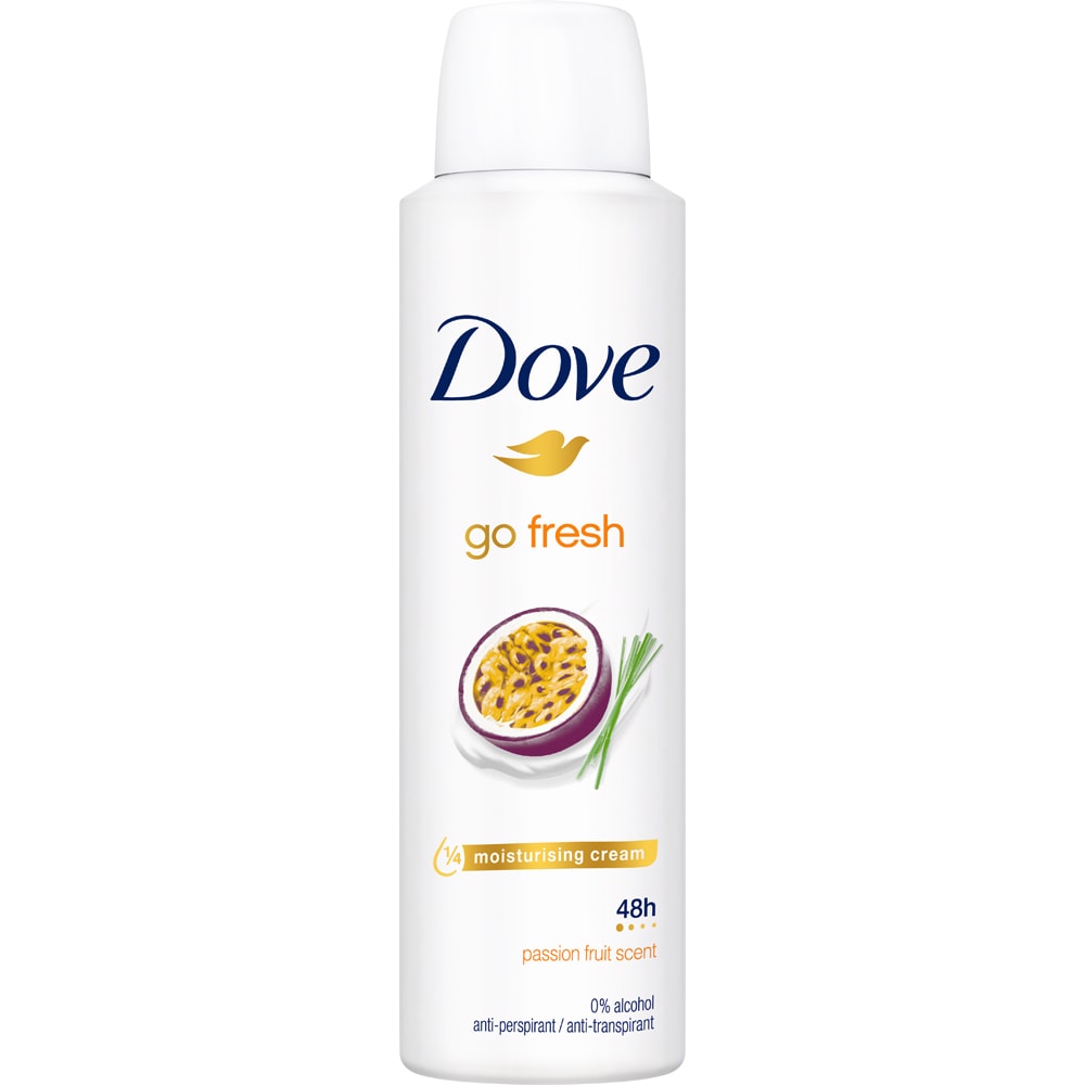 Deodorant spray DOVE Go Fresh Passion Fruit, 150ml