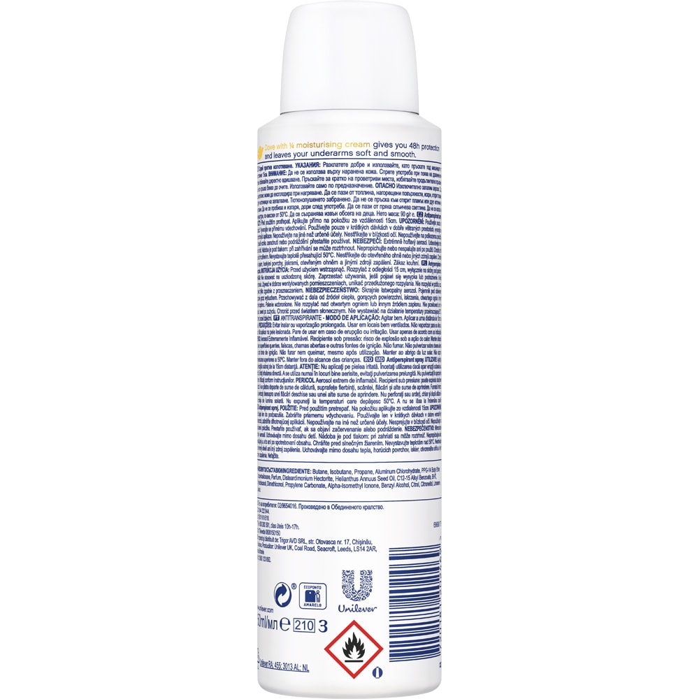 Deodorant spray DOVE Go Fresh Passion Fruit, 150ml