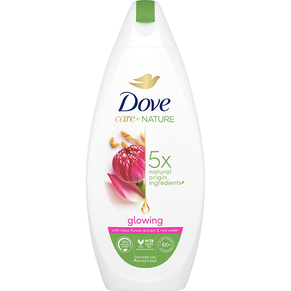 Gel de dus DOVE Lotus Flower & Rice Water, 225ml
