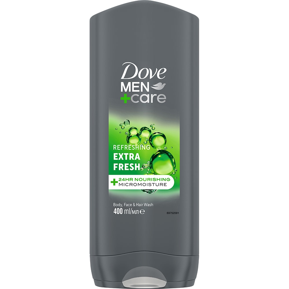 Gel de dus DOVE Men+Care Extra Fresh, 400ml