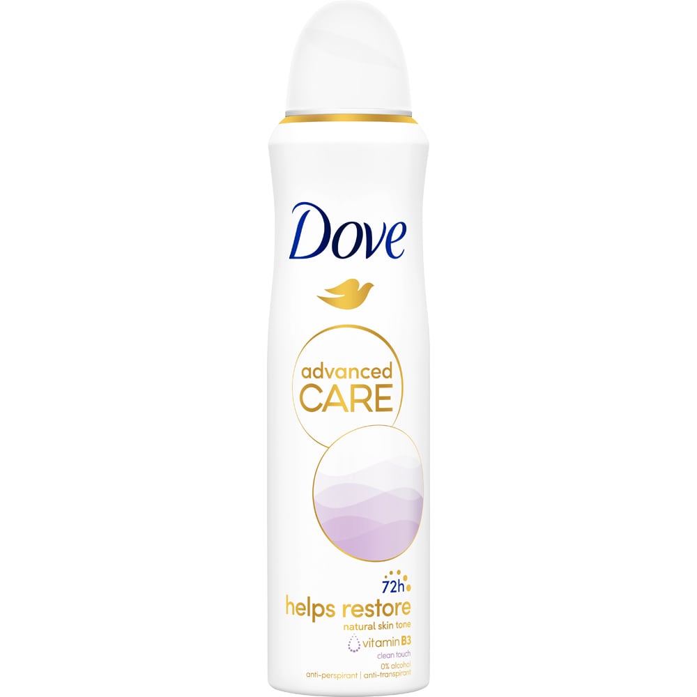 Deodorant spray DOVE Advanced Care Clean Touch Vitamin B3, 150ml