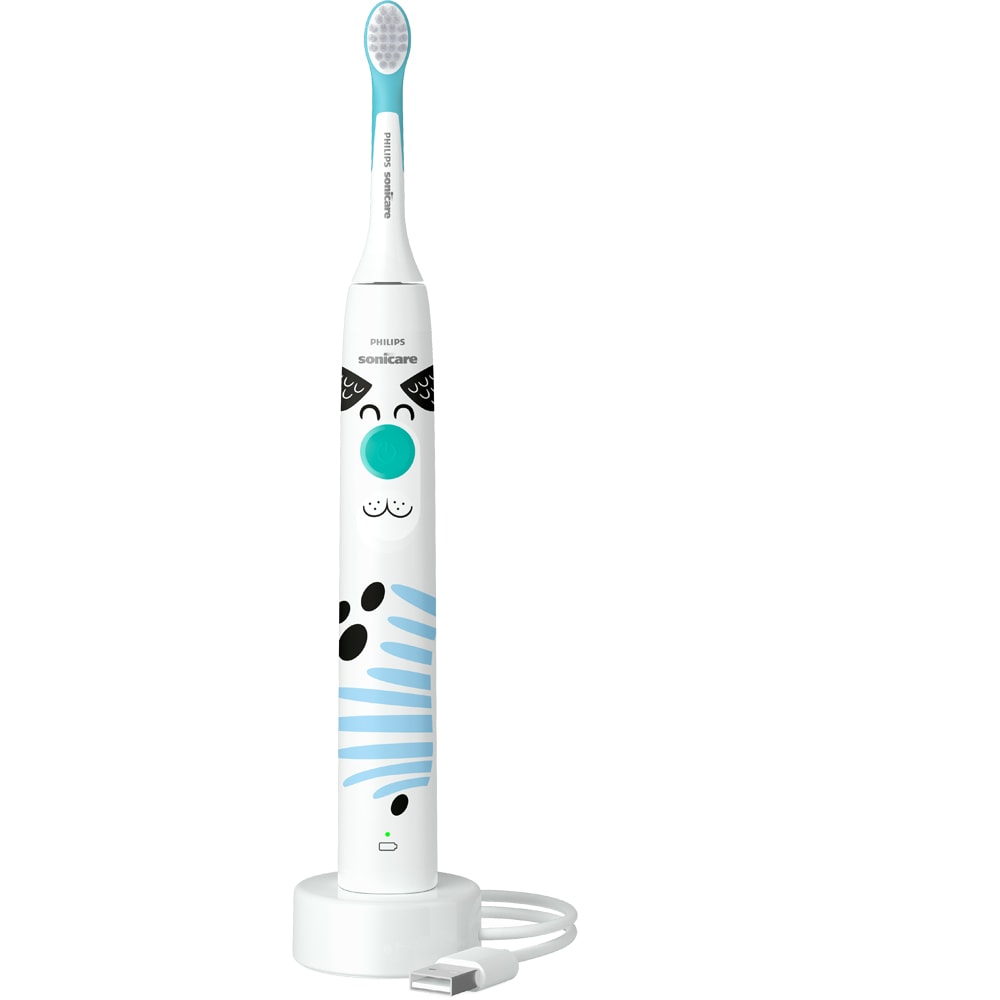 Periuta de dinti electrica copii PHILIPS Sonicare Kids HX3601/01, 31000 miscari/min, 1 program, 1 capat, alb