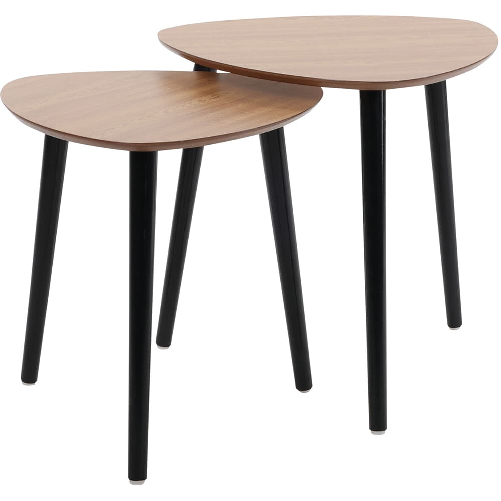 Set 2 masute cafea KR8000120, lemn, maro