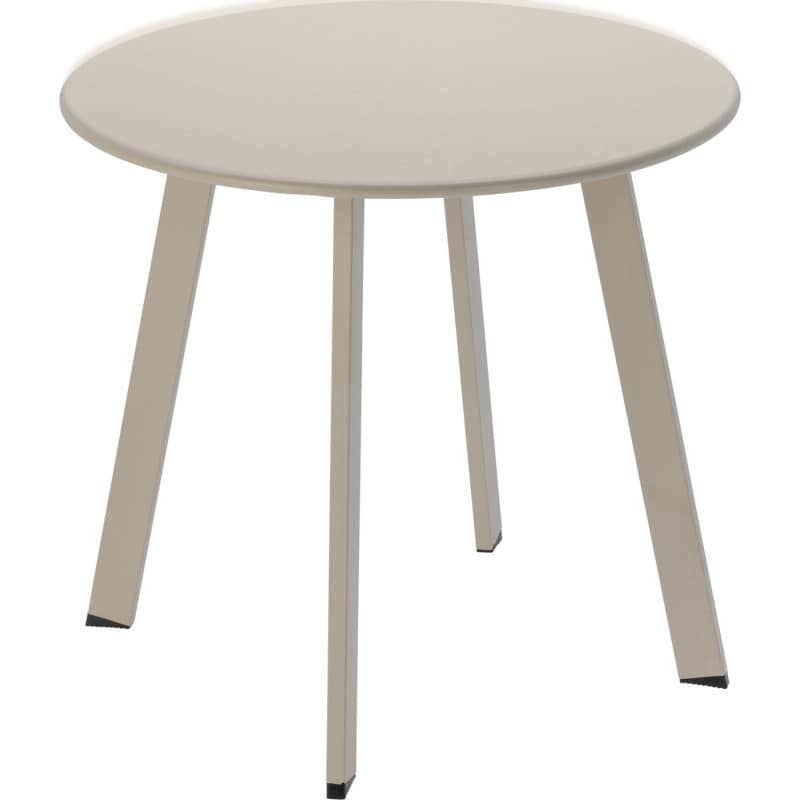 Masuta cafea, 50 x 45 cm, metal, bej