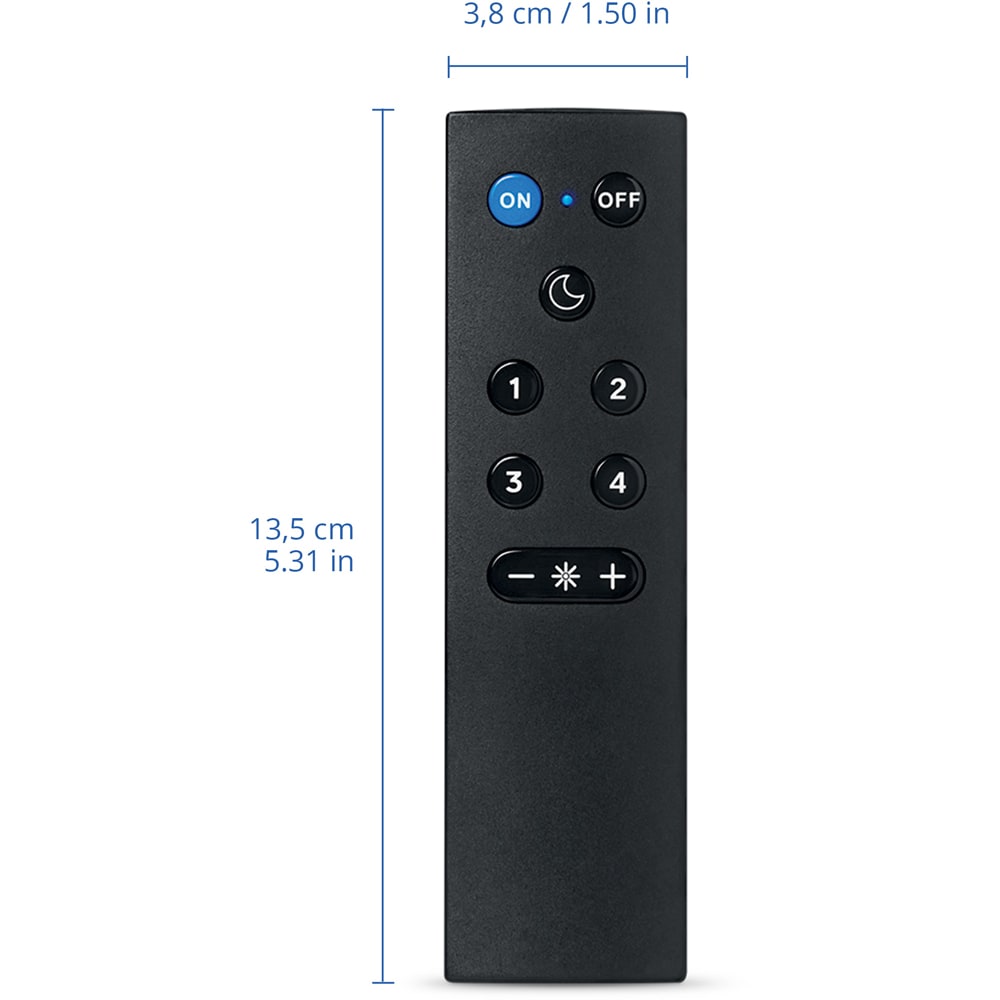 Telecomanda inteligenta PHILIPS 8721103114488, WiZ, IP20, Control max. 15 m, negru