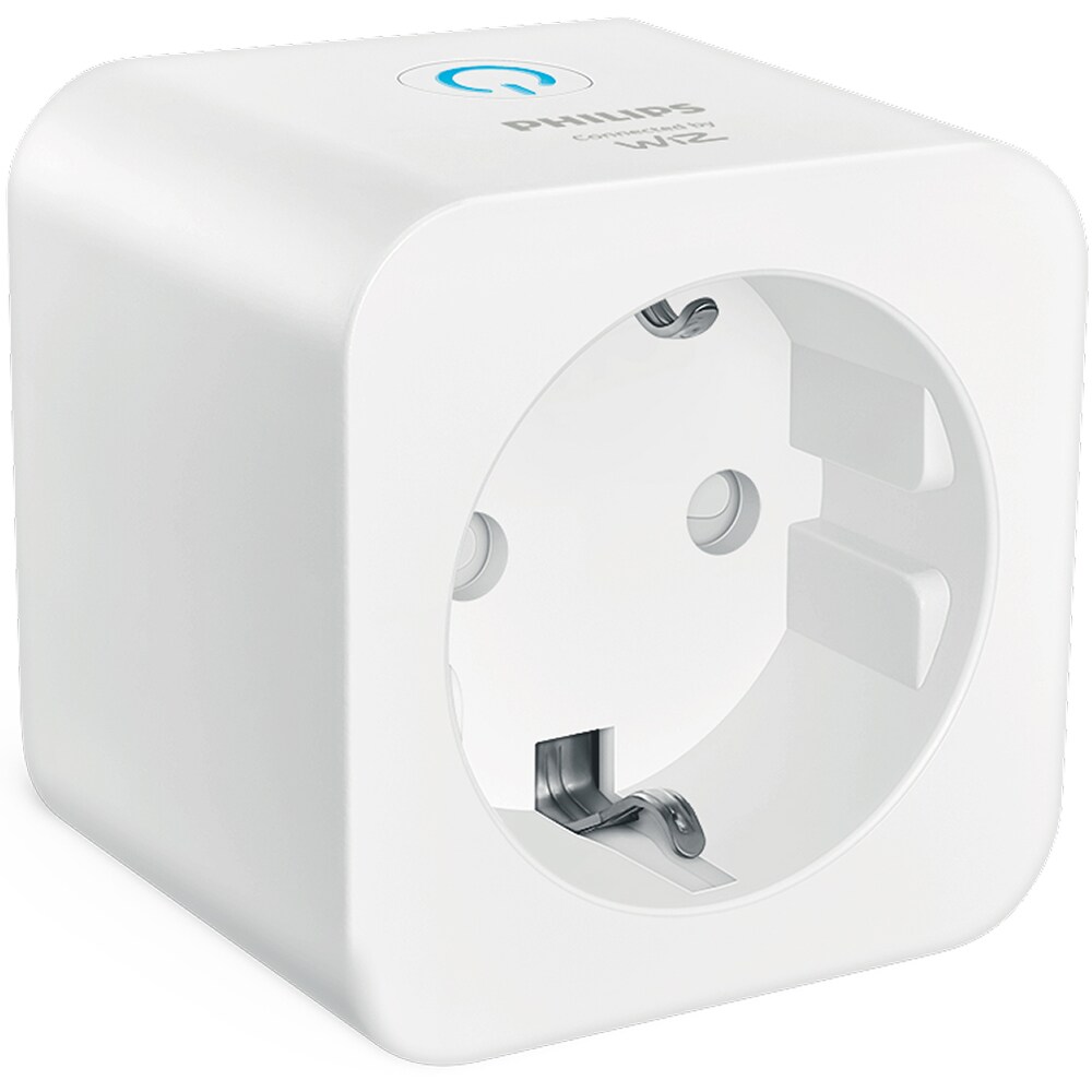 Priza inteligenta PHILIPS 929004751921, Wi-Fi, WiZ, IP20, Power Meter, alb