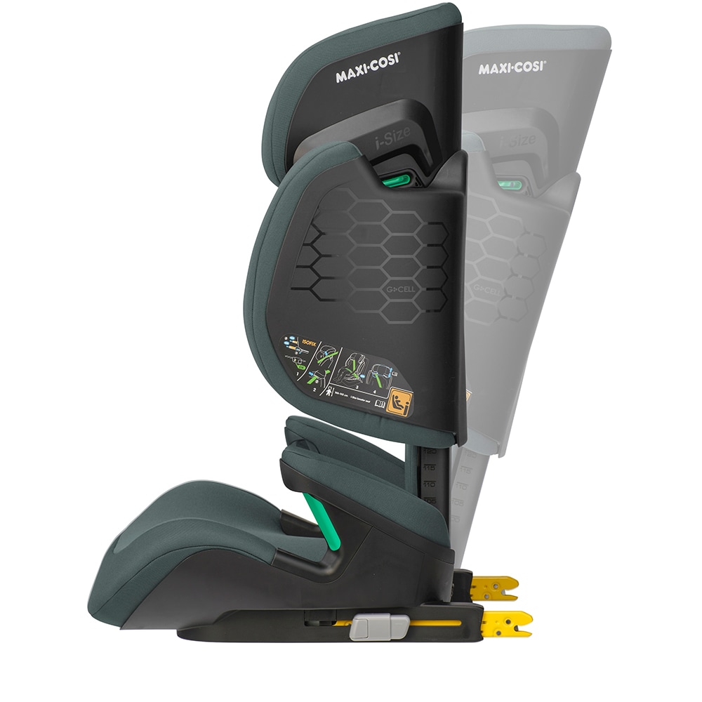 Scaun auto MAXI COSI RodiFix 8760550110, Isofix, 15-36kg, I-Size, gri inchis-negru