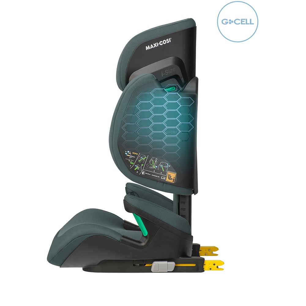 Scaun auto MAXI COSI RodiFix 8760550110, Isofix, 15-36kg, I-Size, gri inchis-negru