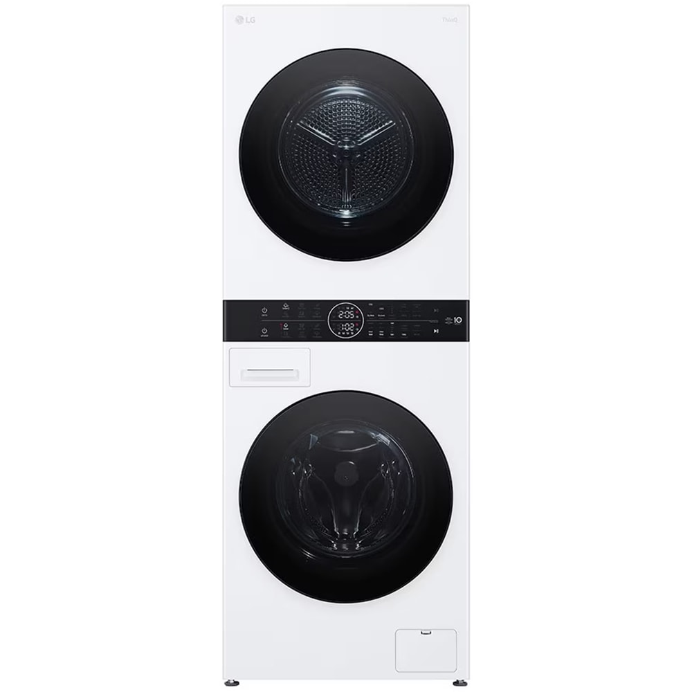 Masina de spalat rufe frontala cu uscator LG WashTower WT1210WWF, 12/10 kg, 1400 rpm, Clasa A/C, Wi-Fi, alb