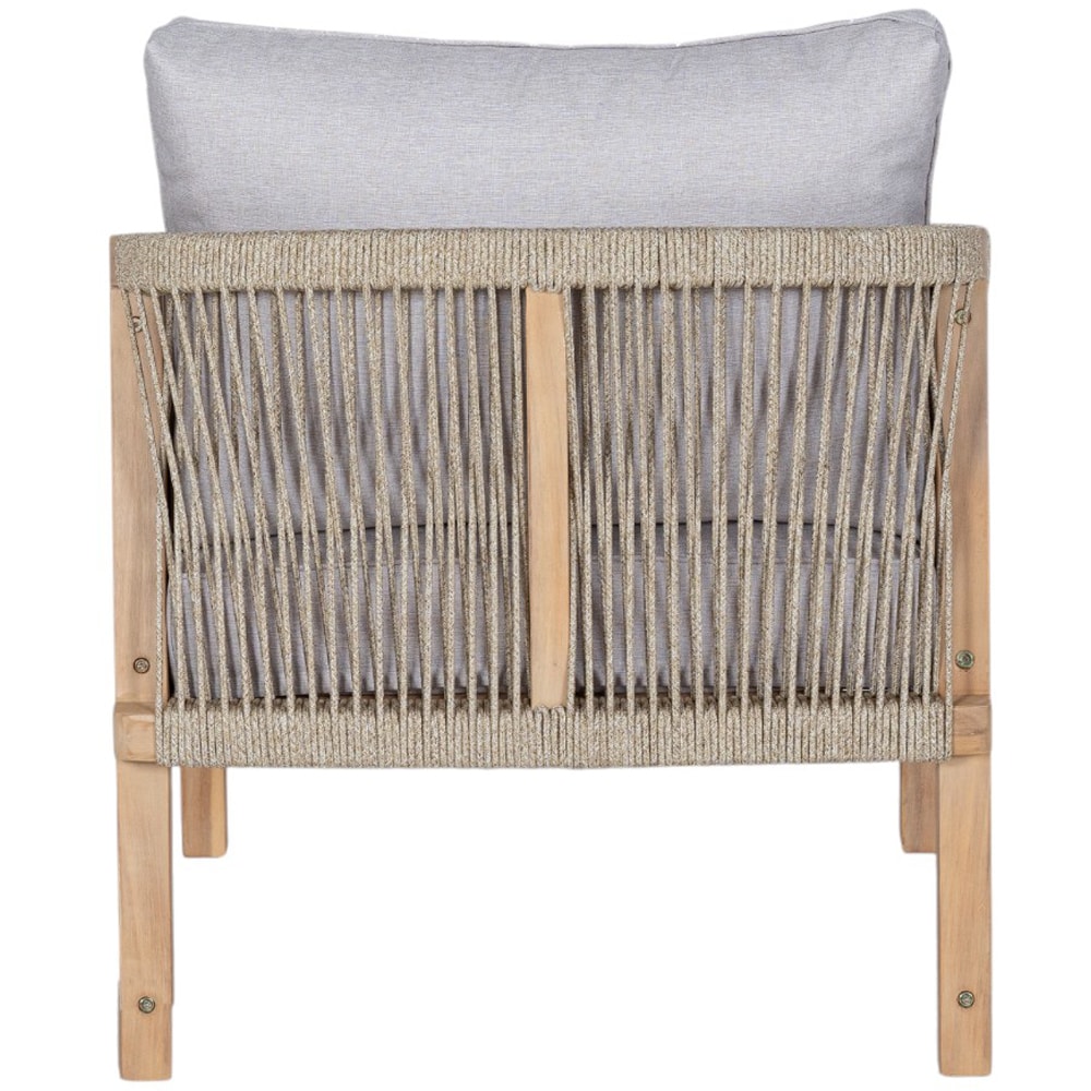 Set mobilier gradina HOME DECOR, 4 piese, gri deschis