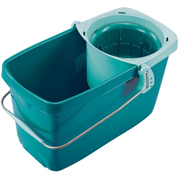 Set curatenie mop rotativ rotund LEIFHEIT Clean Twist System 52019, turcoaz