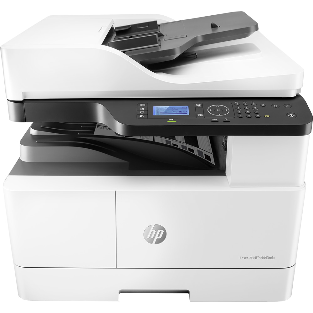 Multifunctional laser monocrom HP LaserJet MFP M443nda, A3, USB, Retea