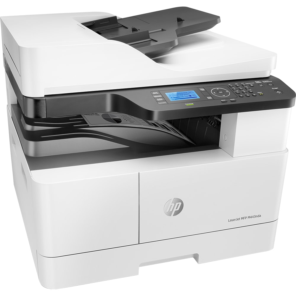 Multifunctional laser monocrom HP LaserJet MFP M443nda, A3, USB, Retea