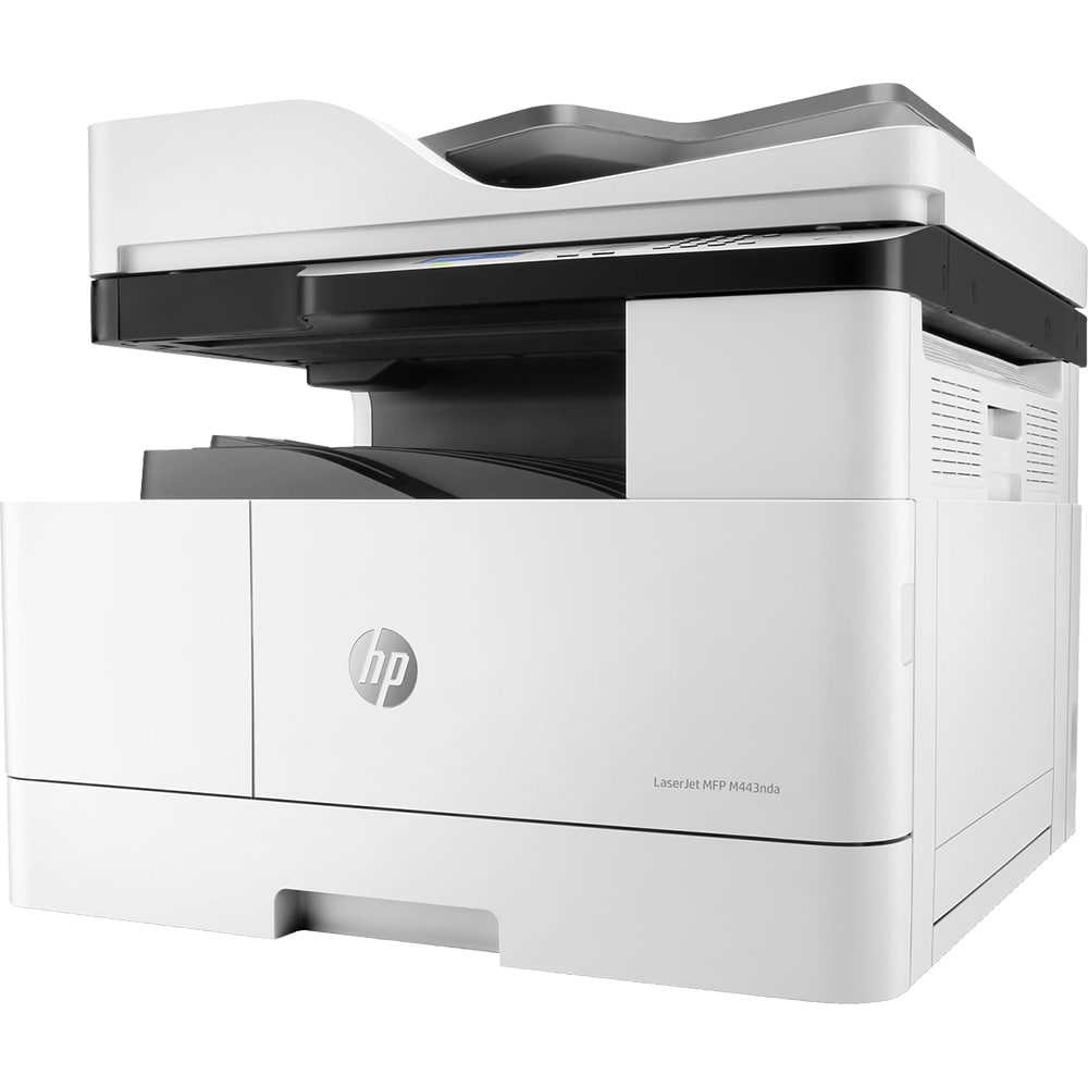 Multifunctional laser monocrom HP LaserJet MFP M443nda, A3, USB, Retea