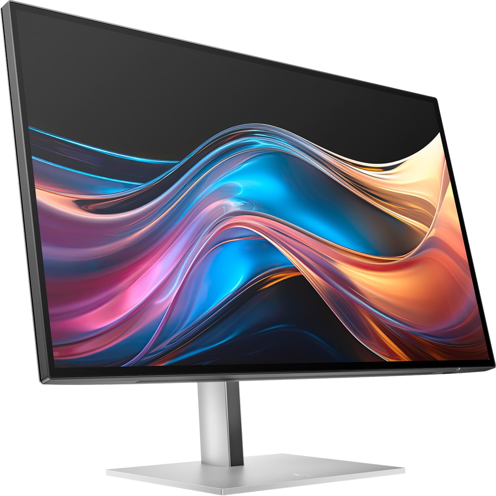 Monitor LED IPS HP Series 7 Pro 727pq (8J4D8E9), 27", QHD, 120Hz, Flicker-Free, negru-argintiu