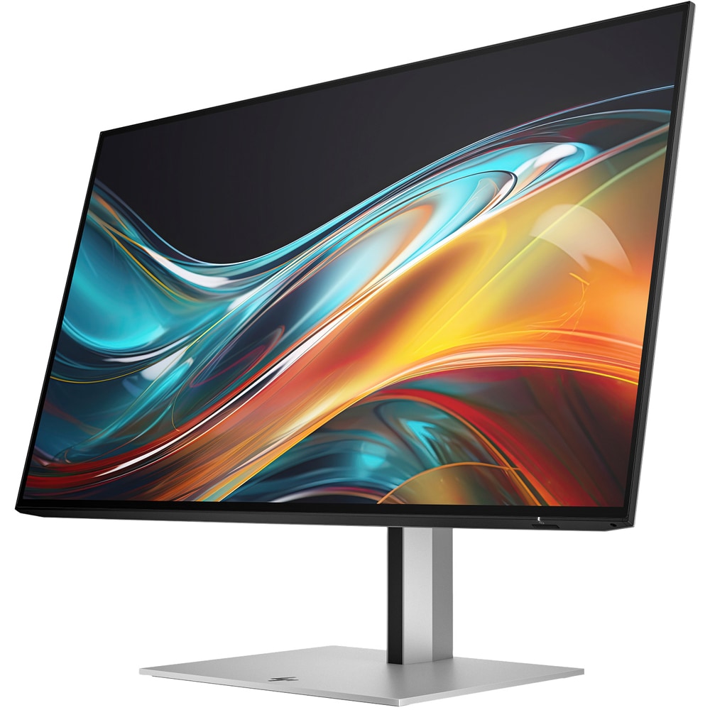 Monitor LED IPS HP Series 7 Pro 724pf, 23.8", Full HD, 100Hz, pivot, argintiu