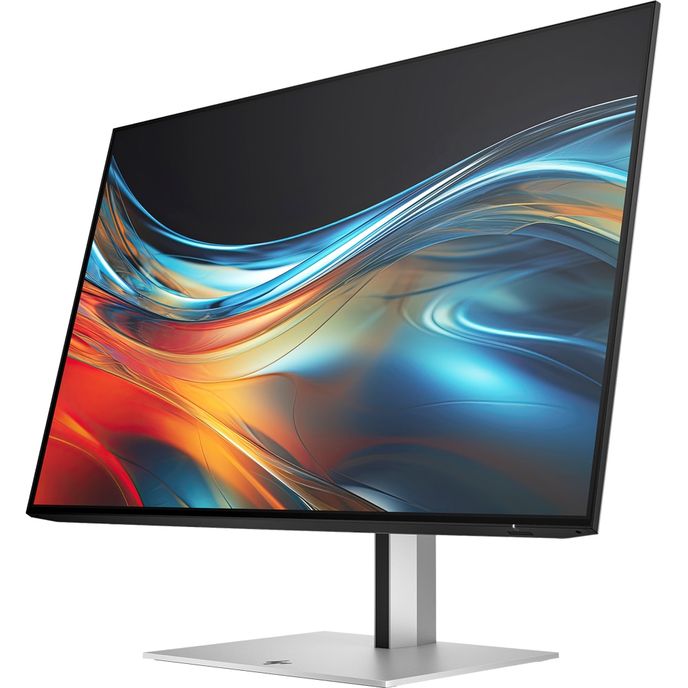 Monitor LED IPS HP Seria 7 Pro 724 pn (8X534E9), 24", WUXGA, 100Hz, Flicker-Free, negru-argintiu