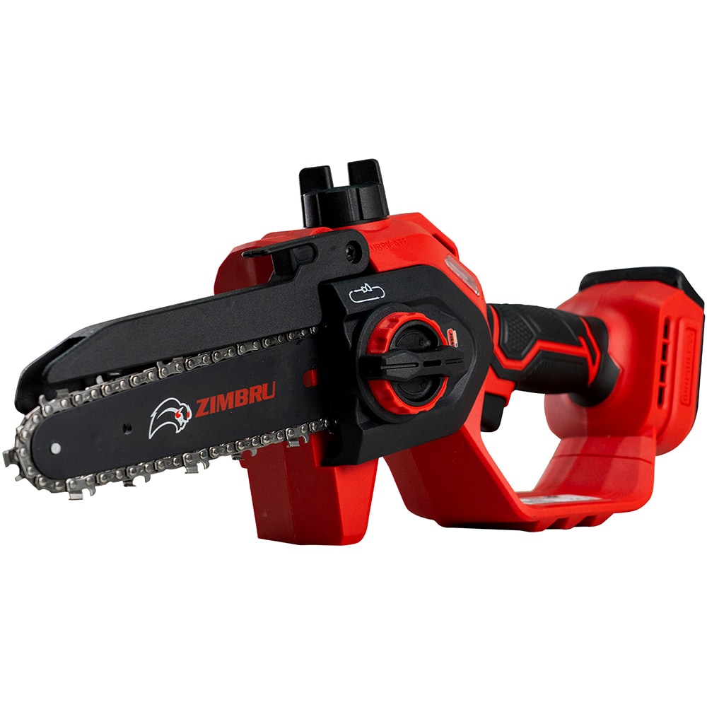 Mini fierastrau cu lant pe acumulator ZIMBRU 90E, 20V, 2Ah, 90mm