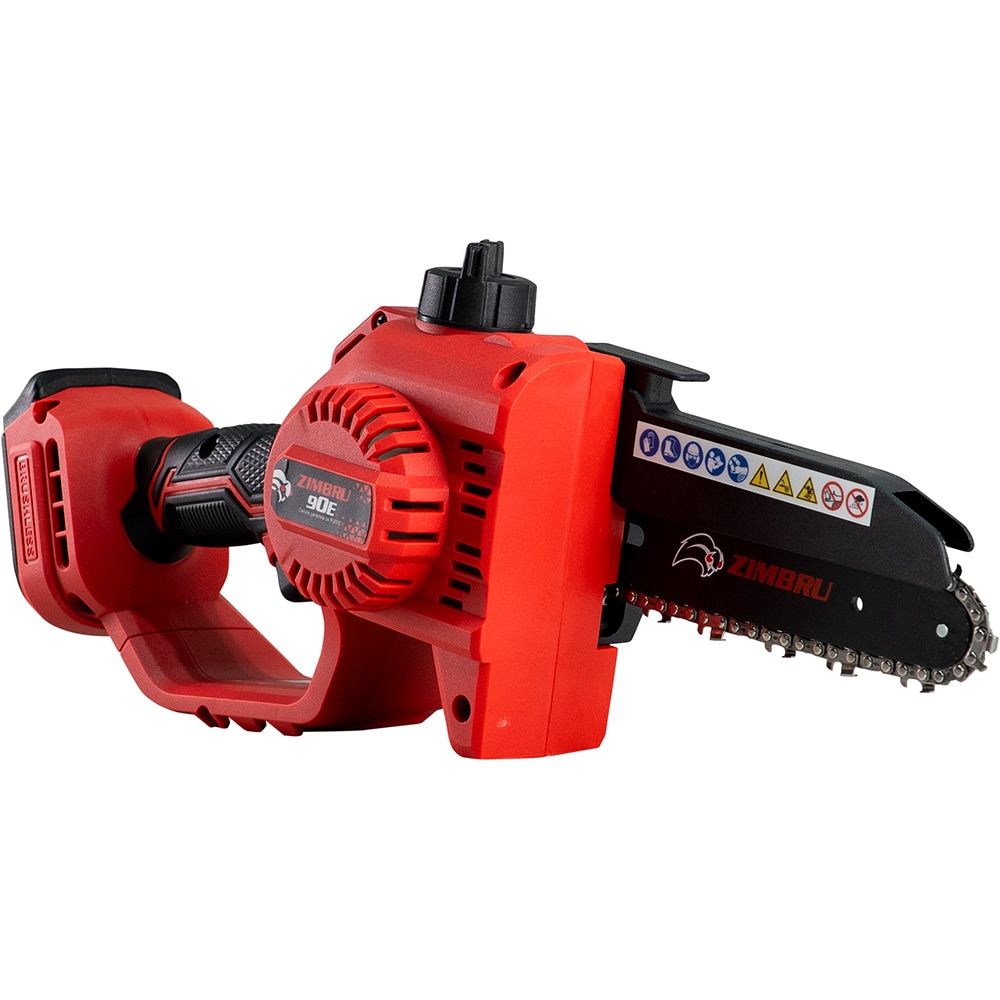 Mini fierastrau cu lant pe acumulator ZIMBRU 90E, 20V, 2Ah, 90mm