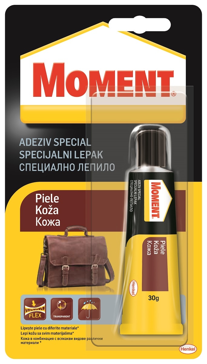 Adeziv pentru piele MOMENT, transparent, 30 g