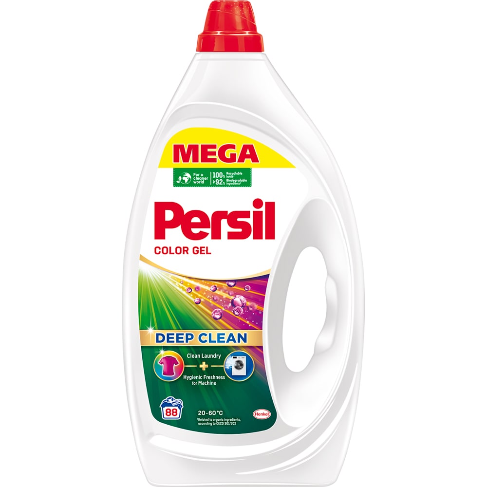 Detergent lichid PERSIL Deep Clean Color, 3.96 l, 88 spalari
