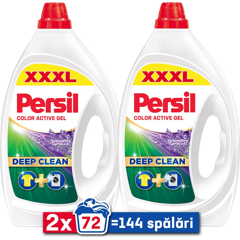 Detergent lichid PERSIL Lavanda, 2 x 3.24l, 144 spalari