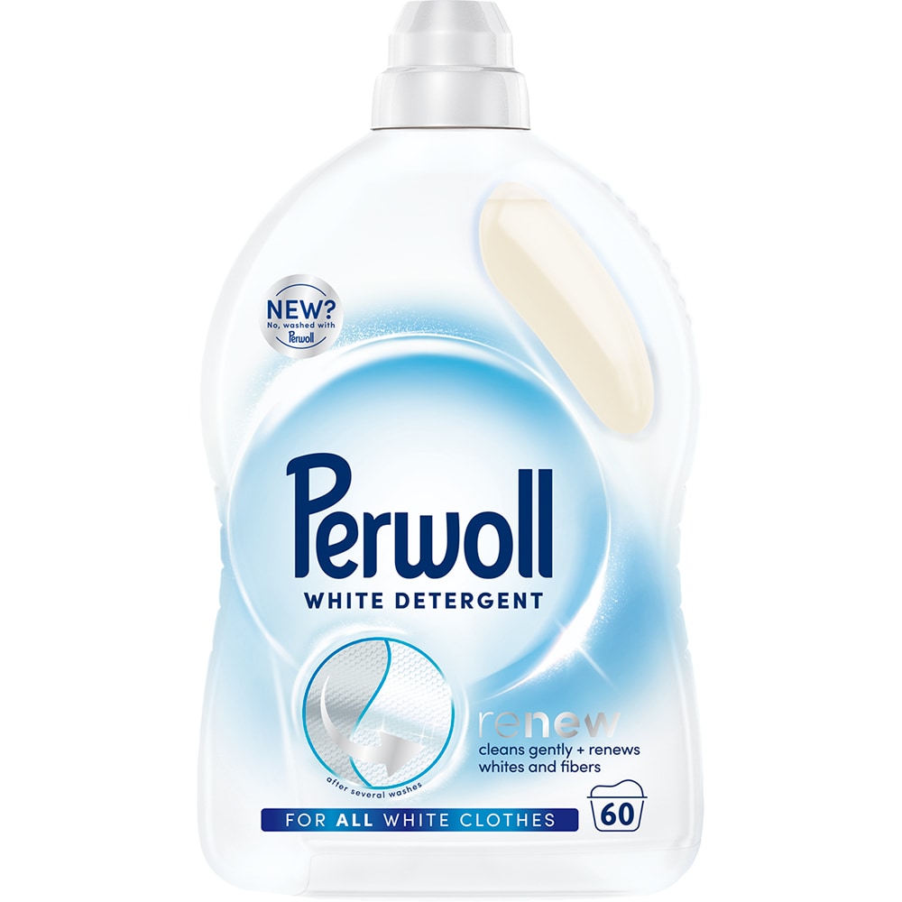 Detergent lichid PERWOLL Renew White, 3 l, 60 spalari