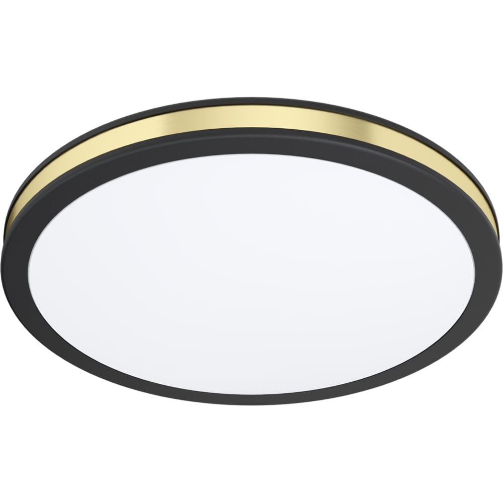 Plafoniera Led EGLO Pescaito, 10W, 1100lm, lumina calda, IP20, negru-alb