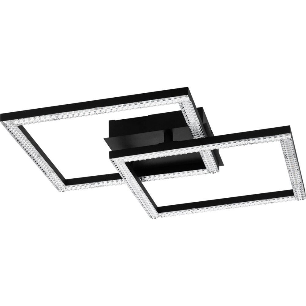 Plafoniera Led EGLO Lejias, 21W, 3050lm, lumina calda, IP20, negru
