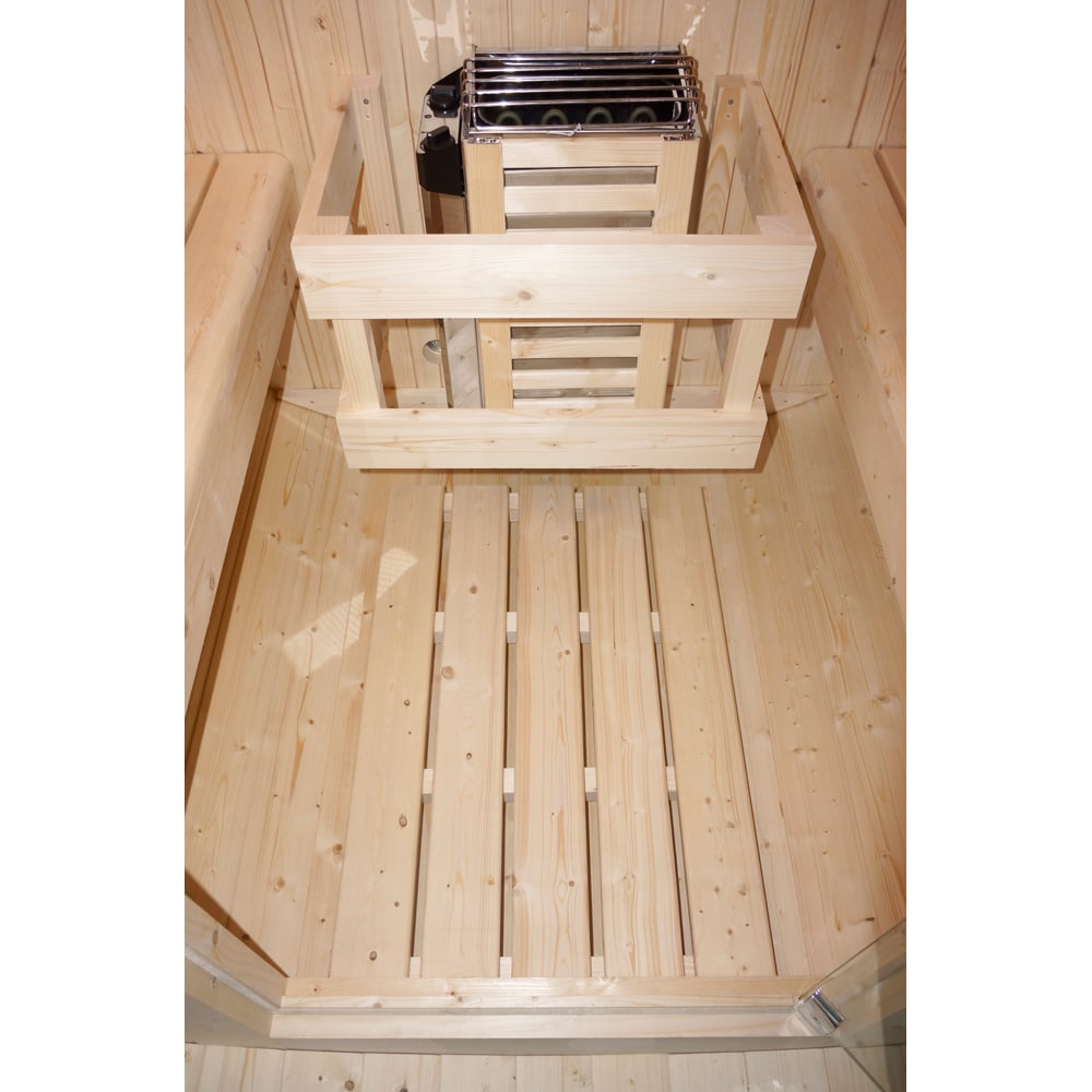 Sauna finlandeza SANOTECHNIK Tromso M, 189 x 120 x 191.5 cm, 2 persoane, natur