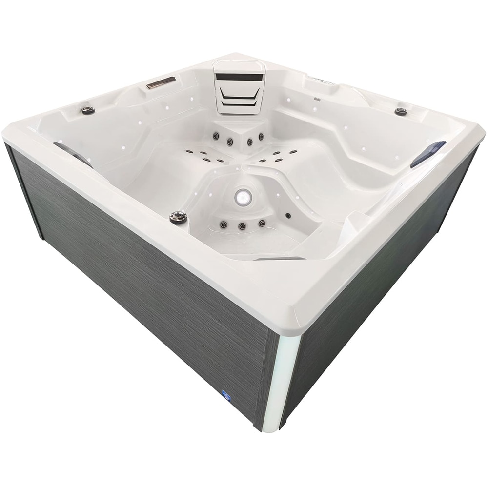 Jacuzzi exterior SANOTECHNIK Rovinj, 210 x 210 x 90 cm, 5 persoane, alb