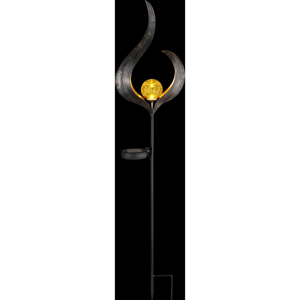 Lampa solara GLOBO bronz, 90cm, 3000K, IP44, metal, bronz