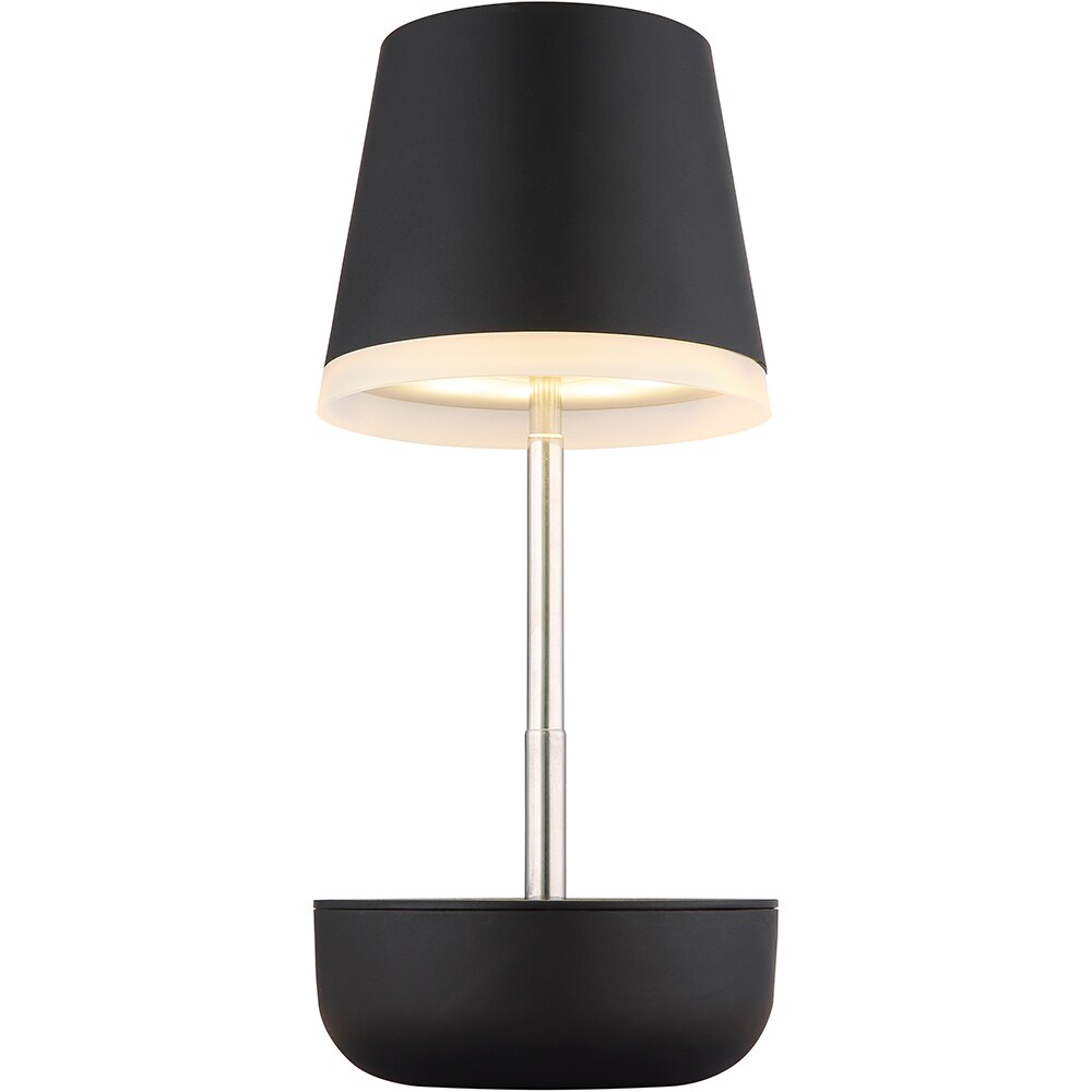 Veioza solara GLOBO, 3000K, IP44, plastic, negru
