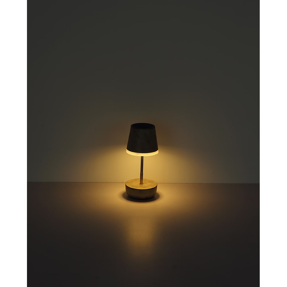 Veioza solara GLOBO, 3000K, IP44, plastic, bej