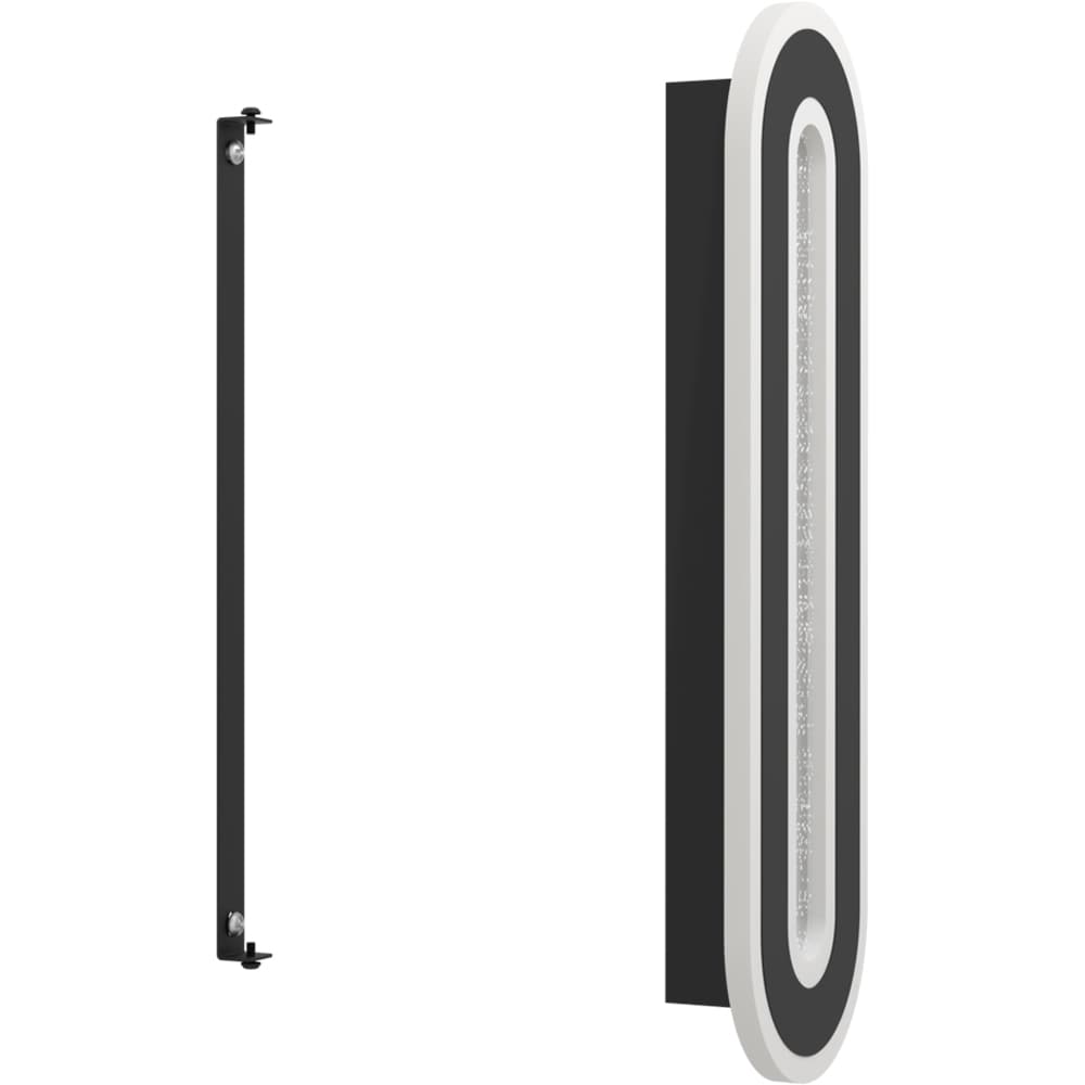 Aplica Led EGLO Macchioni, 12W, 1560lm, lumina neutra, IP20, negru-alb