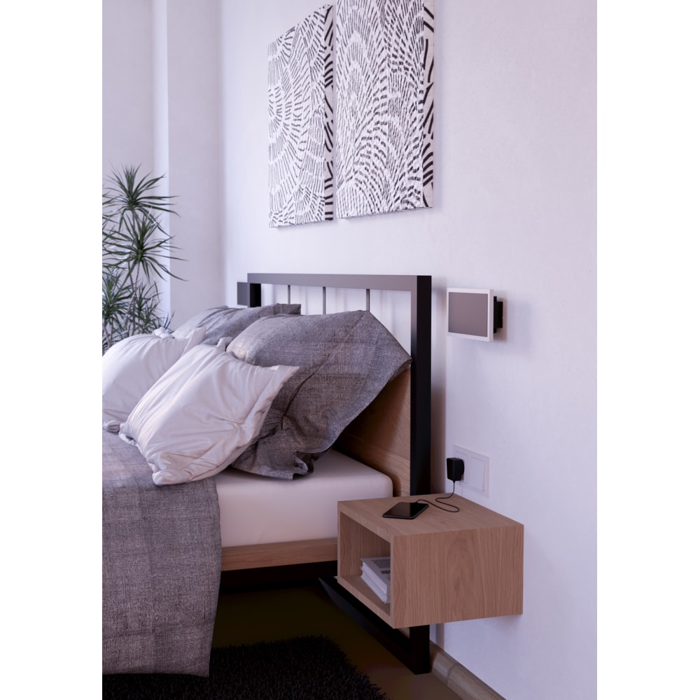 Aplica Led EGLO Talamello, 12W, 1500lm, lumina calda, IP20, negru