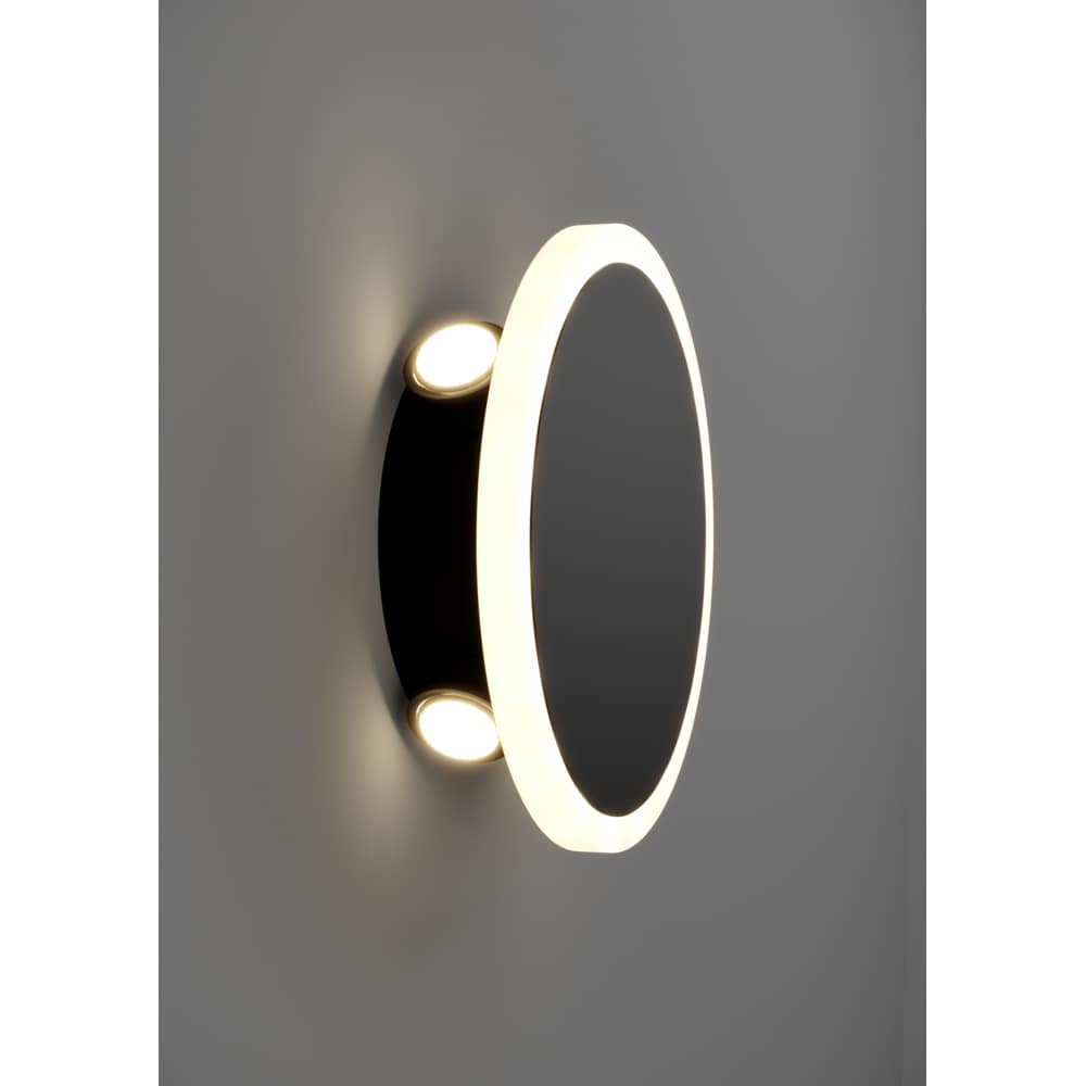 Aplica Led EGLO Talamello, 12W, 1450lm, lumina calda, IP20, negru-alb