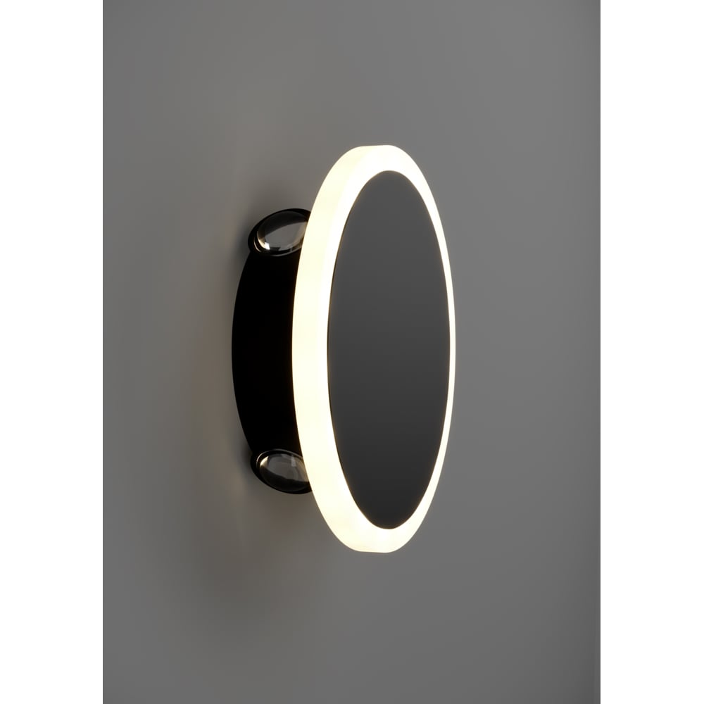 Aplica Led EGLO Talamello, 12W, 1450lm, lumina calda, IP20, negru-alb