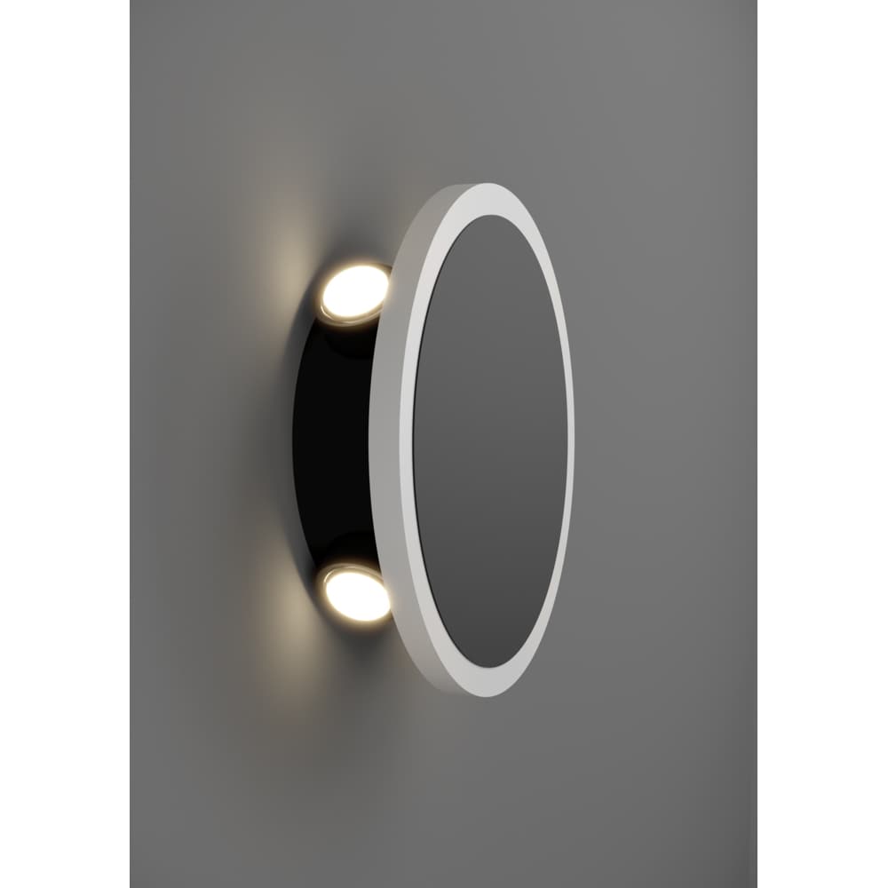 Aplica Led EGLO Talamello, 12W, 1450lm, lumina calda, IP20, negru-alb