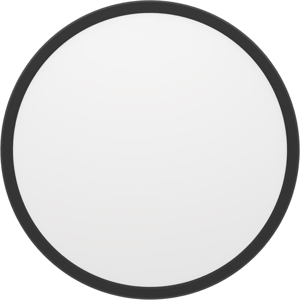 Plafoniera Led EGLO Rovito, 13.9W, 1750lm, lumina variabila, IP44, negru-alb